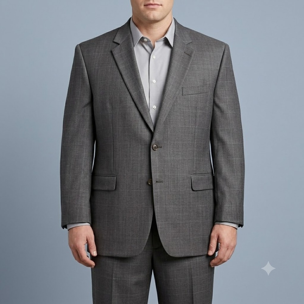 Ralph‎ Lauren Wool Sport Coat Men's 46R Gray Blazer Dillard's